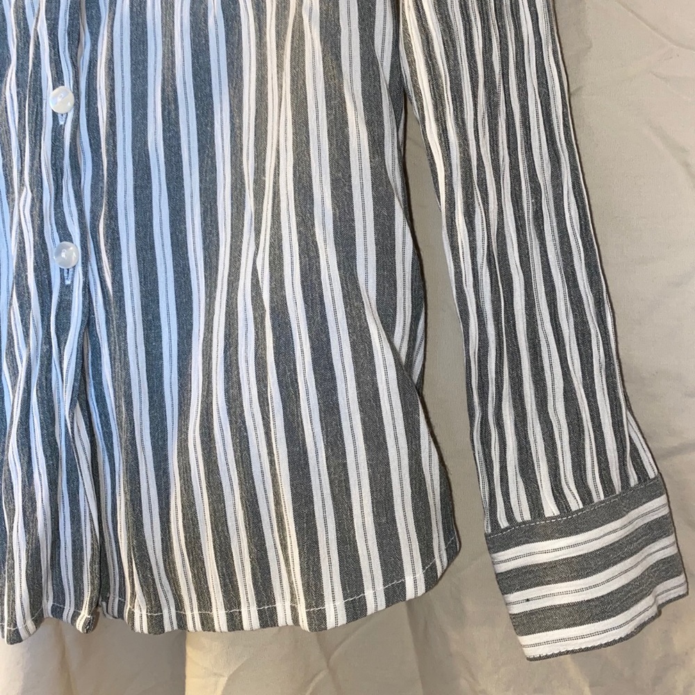 Striped Button Up - Picture 3 of 6